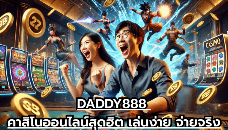 DADDY888 คาสิโนออนไลน์สุดฮิต เล่นง่าย จ่ายจริง