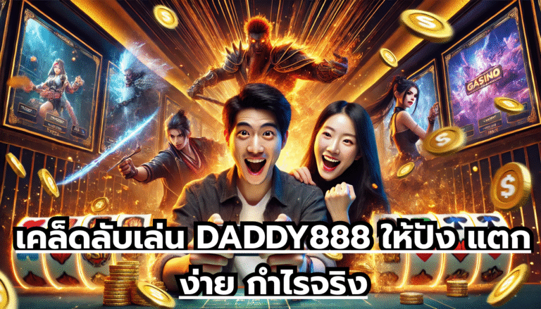 เคล็ดลับเล่น DADDY888 ให้ปัง แตกง่าย กำไรจริง