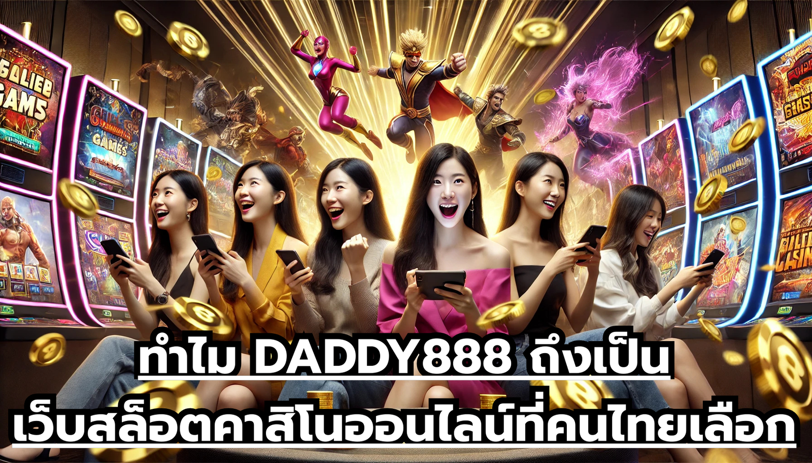 ทำไม DADDY888 ถึงเป็นเว็บสล็อตคาสิโนออนไลน์ที่คนไทยเลือก