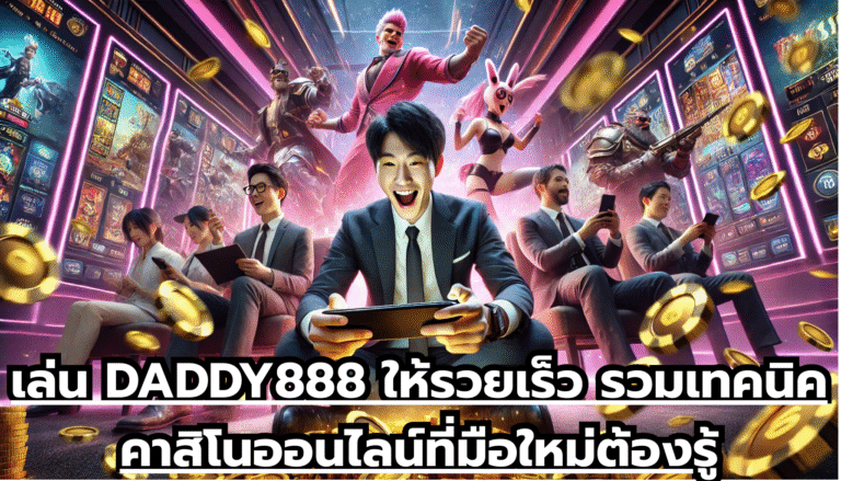 เล่น DADDY888 ให้รวยเร็ว รวมเทคนิคคาสิโนออนไลน์ที่มือใหม่ต้องรู้