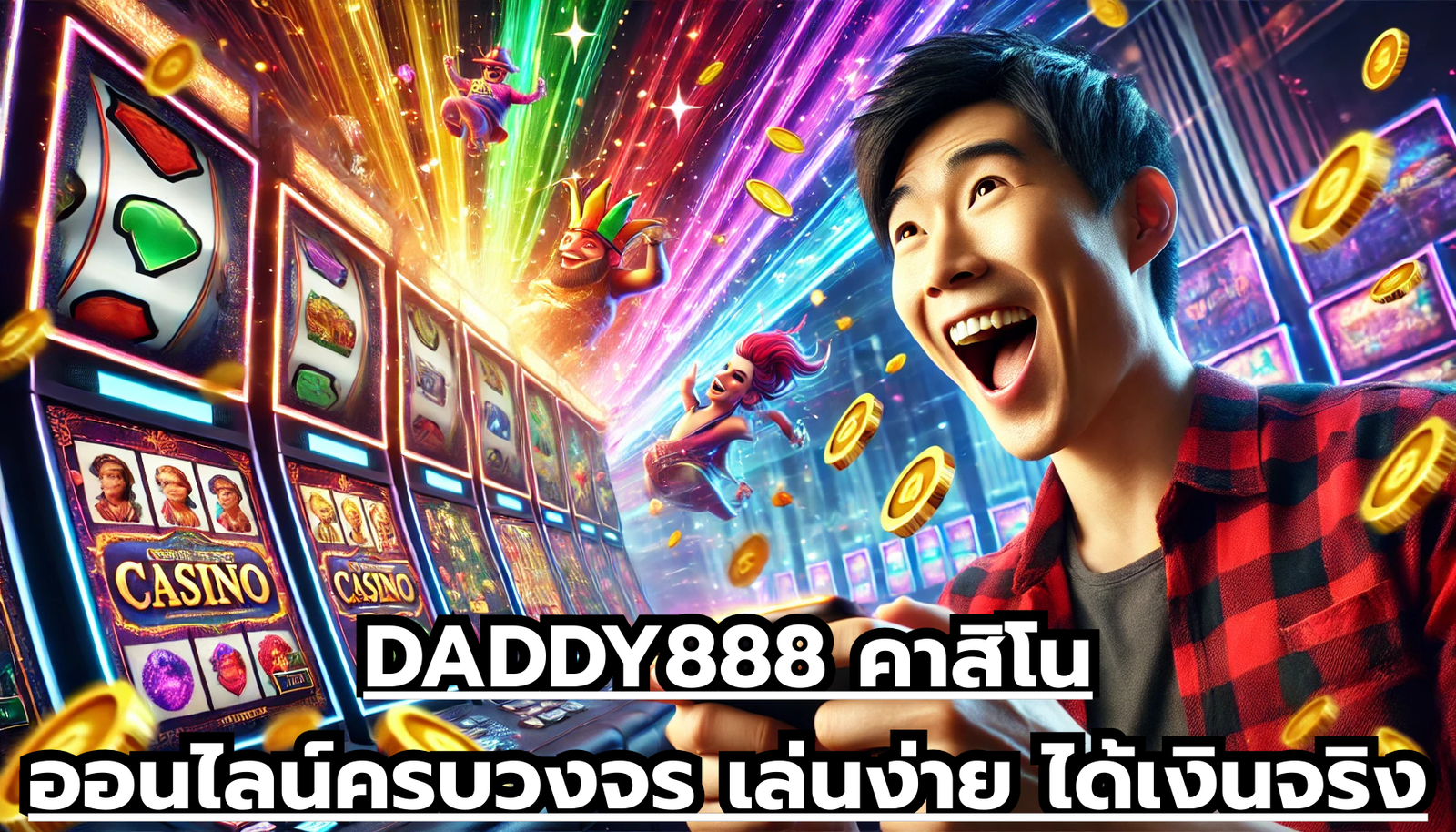 DADDY888 คาสิโนออนไลน์ครบวงจร เล่นง่าย ได้เงินจริง