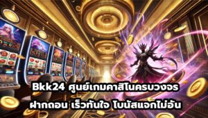 Bkk24 ศูนย์เกมคาสิโนครบวงจร ฝากถอน เร็วทันใจ โบนัสแจกไม่อั้น-3