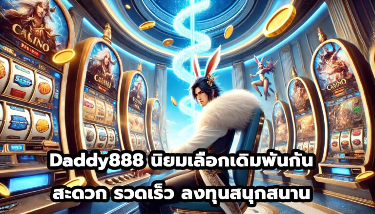 Daddy888 นิยมเลือกเดิมพันกัน สะดวก รวดเร็ว ลงทุนสนุกสนาน-5
